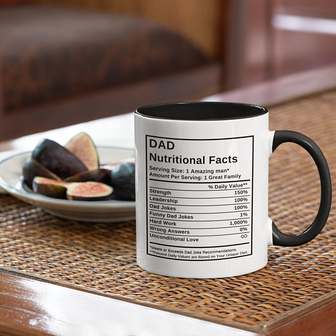 Dad Nutritional Facts Coffee Mug For Dad