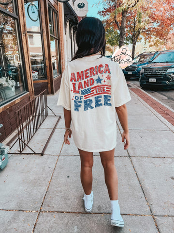 Comfort Colors® America Land of The Free T-shirt