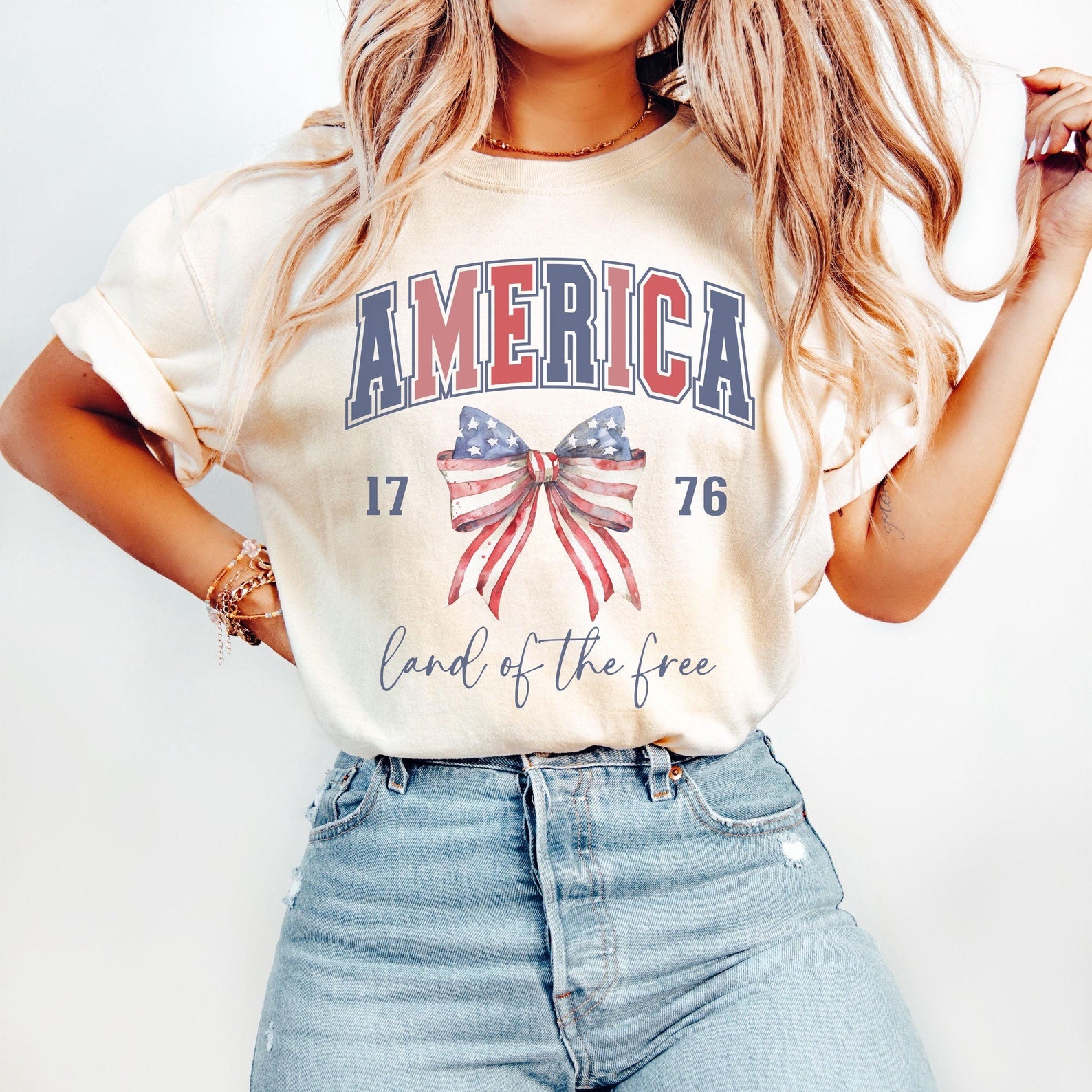 Comfort Colors America Shirt, Fourth of July USA Shirt