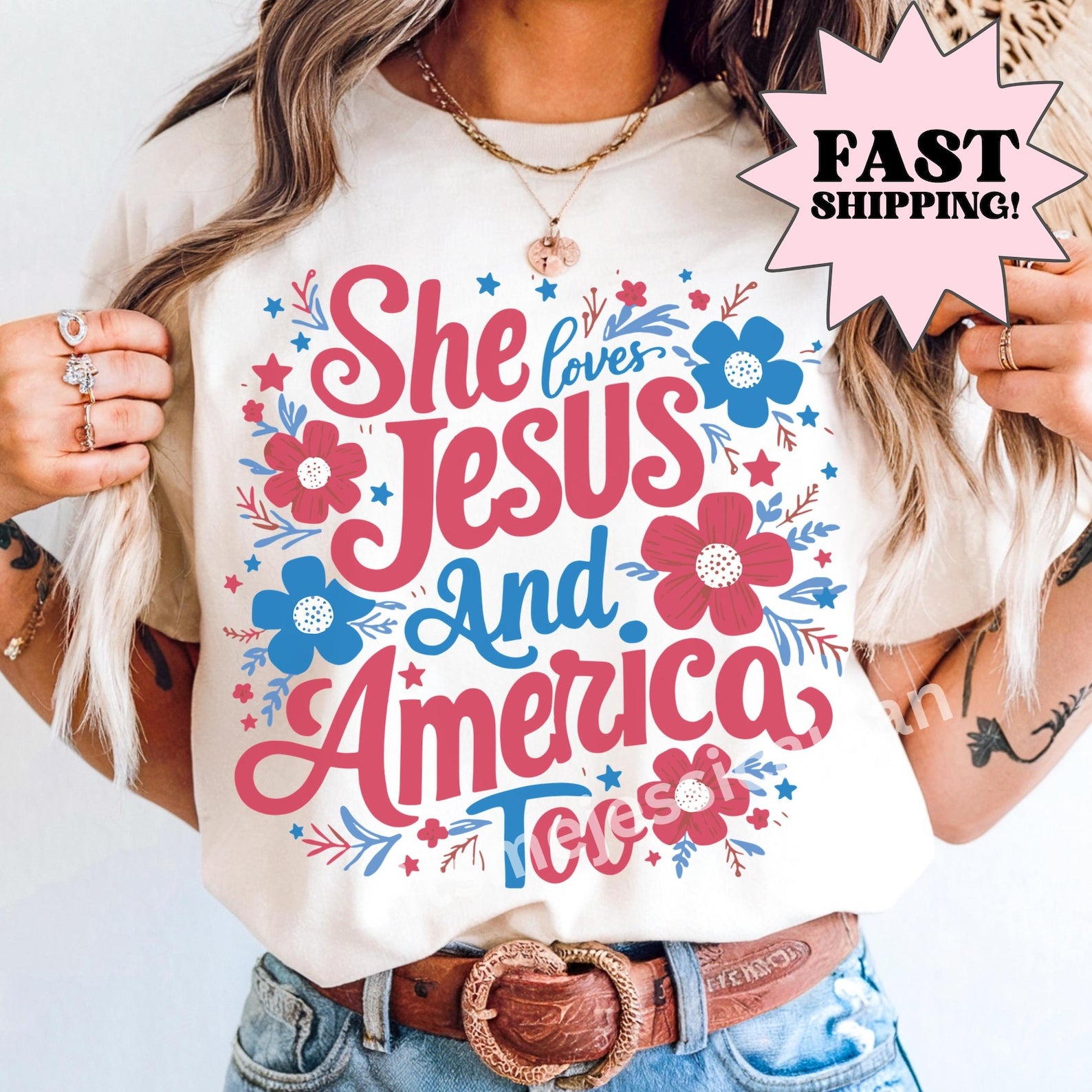 Comfort Colors 4th of July Shirt