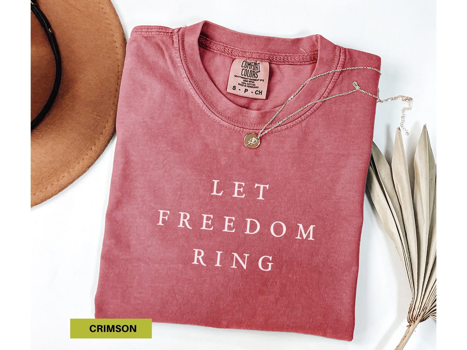 Let Freedom Ring Comfort Colors Patriotic Shirt