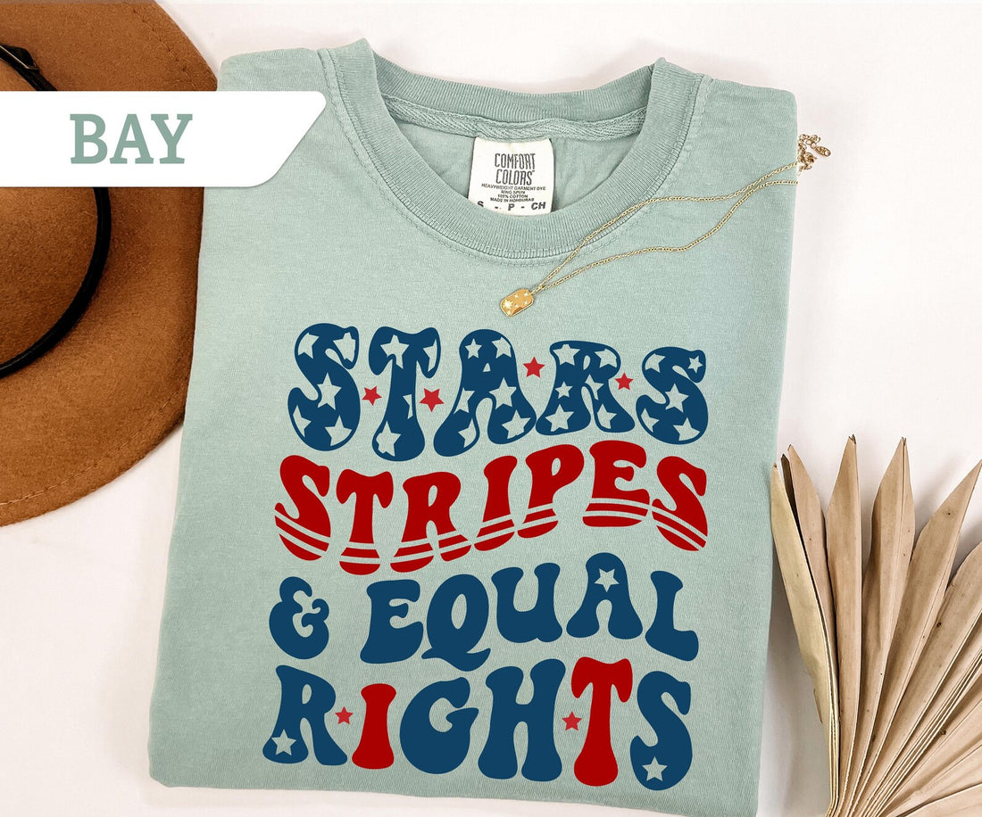 Comfort Colors®Stars Stripes And Equal Rights Shirt