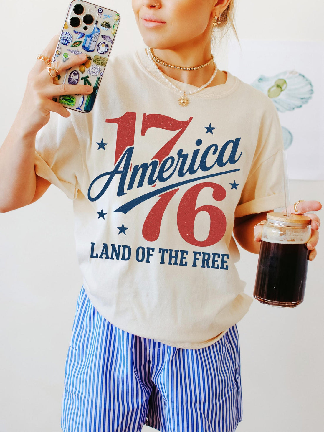 1776 America Land of the Free T-Shirt