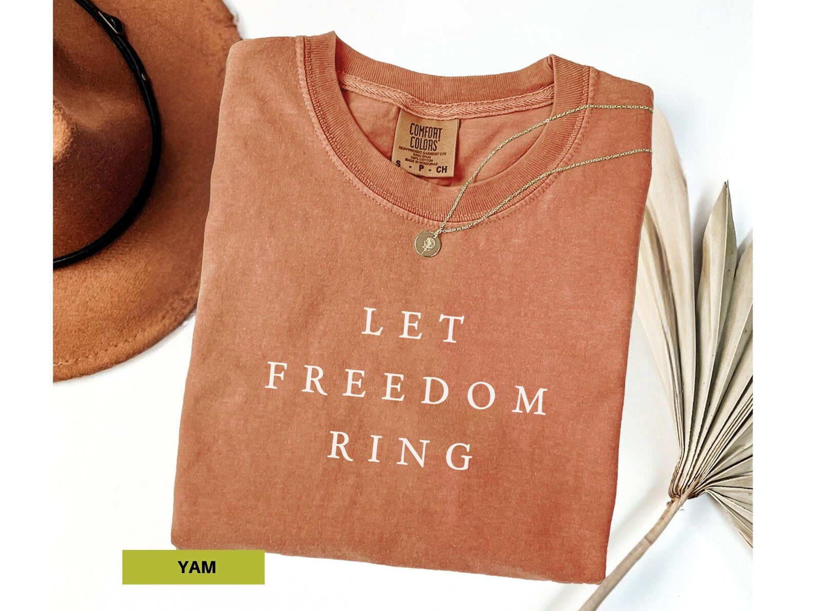 Let Freedom Ring Comfort Colors Patriotic Shirt